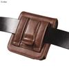 Genuine Leather Phone Bag Universal For Moto Razr 40 Ultar Samsung Z Flip 8 5 4 Huawei P50 Pocket Belt Clip Holster Waist Cover