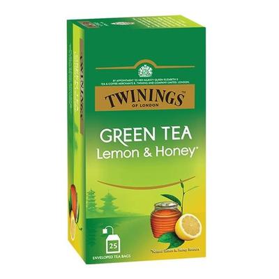 Twinings Grüner Tee Zitrone & Honig, 25 Teebeutel, Grüner Tee, Süßer Honig & Spritzige Zitrone