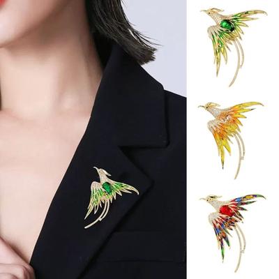 Phoenix broche handgemaakte emaille revers speld Chinese stijl vogel dier