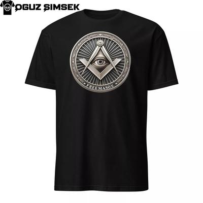Magone Massone Illuminati Simbolo Occhio che Tutto Vede T-shirt Unisex
