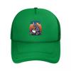 Baseball Caps Godzillaed Eating Ramen Funny Mesh Hats Peaked Sun Caps Men Women Hats