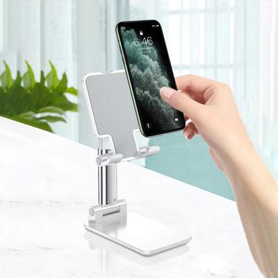 Verstellbarer faltbarer Handy-Ständer Tragbarer Desktop-Halter für Tablets Smartphones Rutschfeste kratzfeste Handyhalterung für Videoanrufe Streaming Reisen