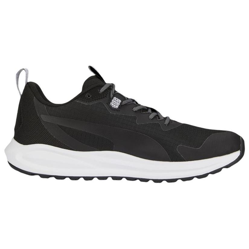 Puma Twitch Runner Trail Black White Unisex Sneakers 376961-05