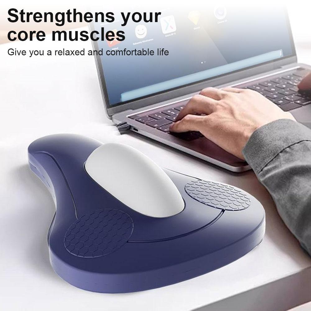 Electric Pelvic Floor Muscle Trainer USB Rechargeable Kegel Exerciser Massage Cushion Ergonomic Hip Strengthener Exercise Tool