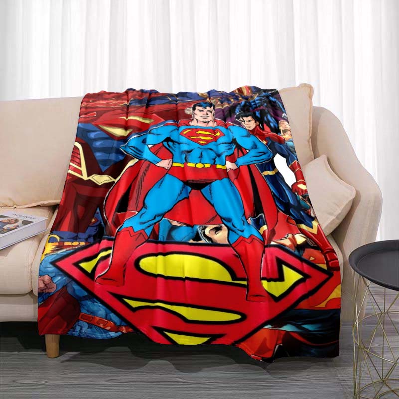 2026 New Superman Character Poster Blanket, Comfortable Home Blanket, Ideal Gift for Fans.