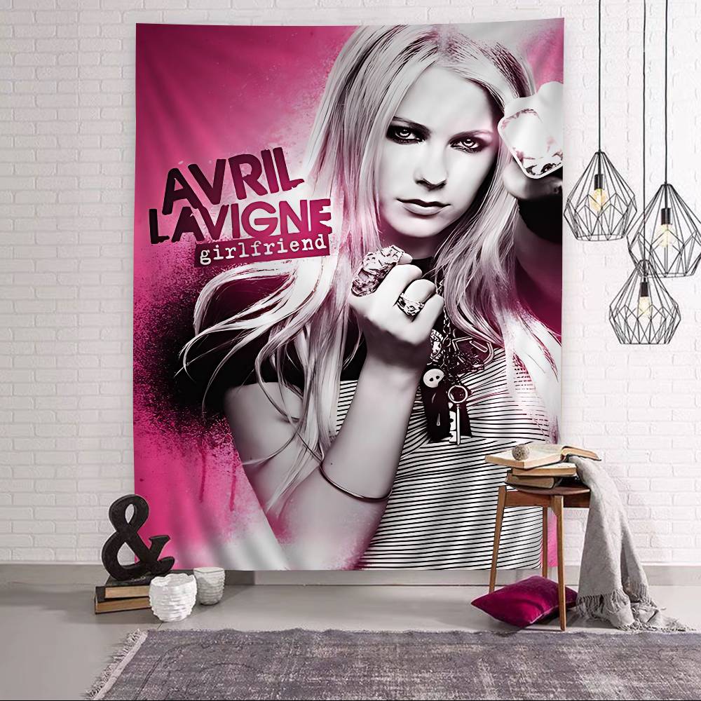 AAvril Singer Lavigne Arazzo Cartoon da Appendere alla Parete Decorazione Casa per la Casa