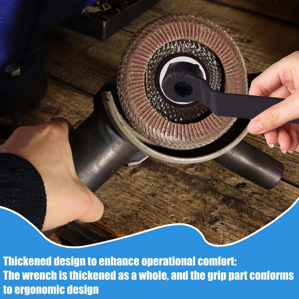 Angle Grinder Tool Wrench Thickened Steel Multipurpose Angle Grinding Tool Reusable Accessories For Mechanics Beginners