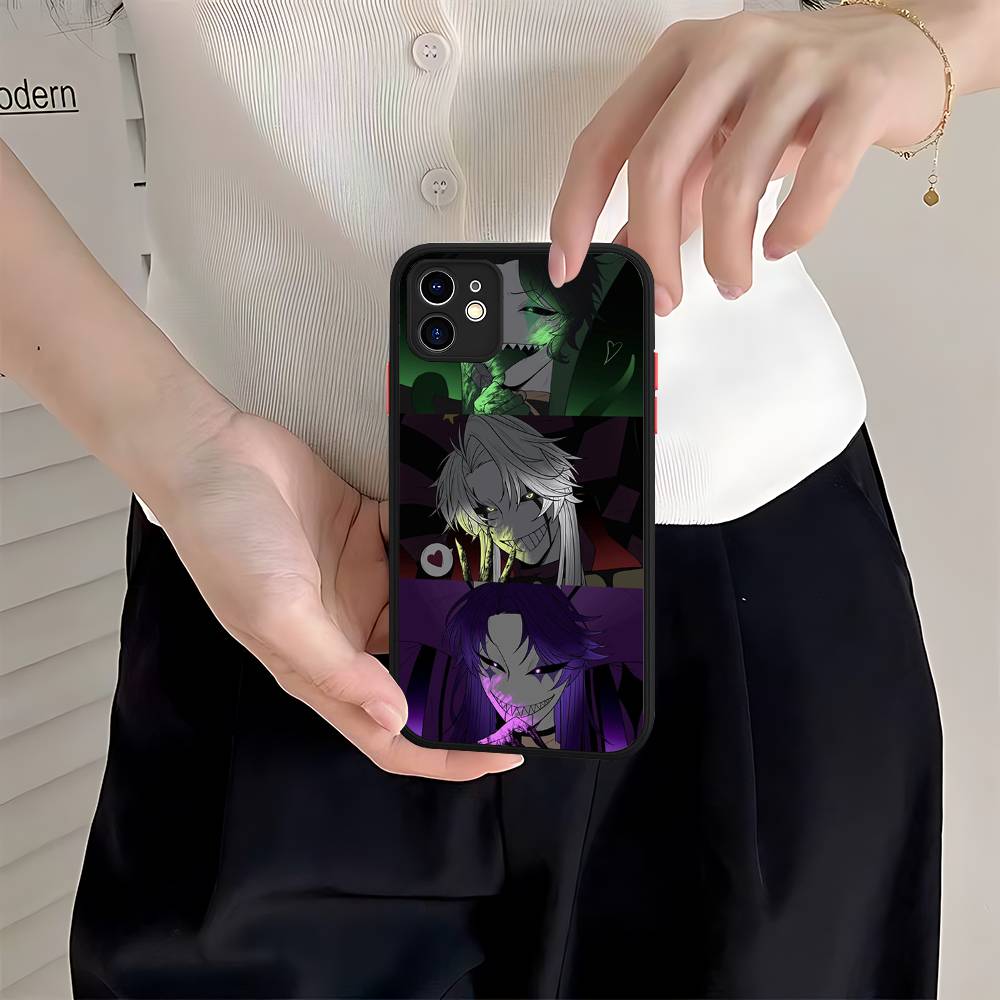 Anime Der Freak Zirkus Pierrot Matt Transparent Handyhülle Für iPhone Hülle 16 15 14 13 12 11 Pro Max X XS Max Plus