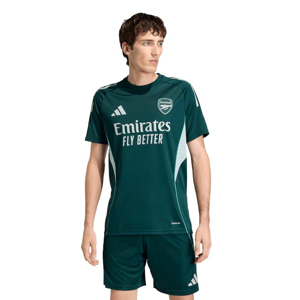 Мужская футбольная футболка Adidas AEROREADY Арсенал Tiro 25 с круглым вырезом, отводящая влагу и дышащая M