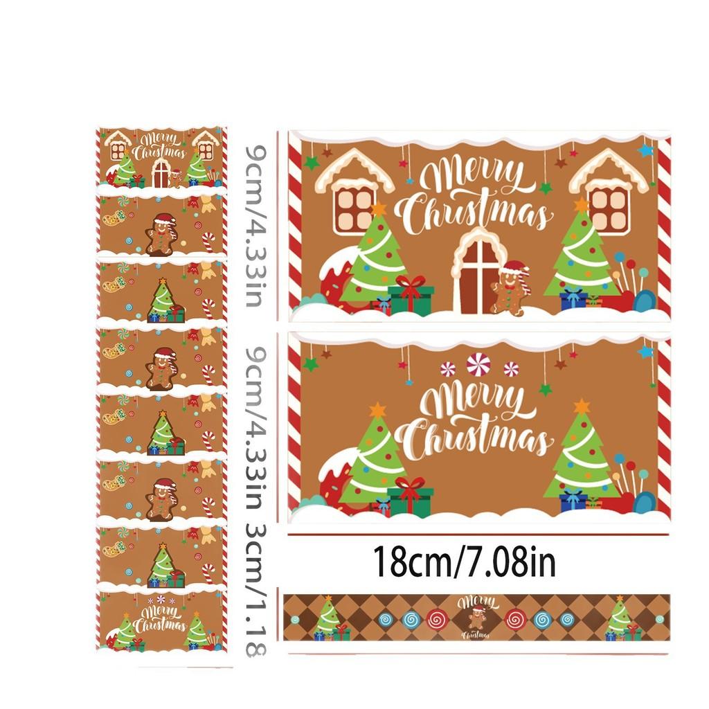 

Gingerbread Paper Man Foldable Red Envelope For Christmas Party Exchange Gift