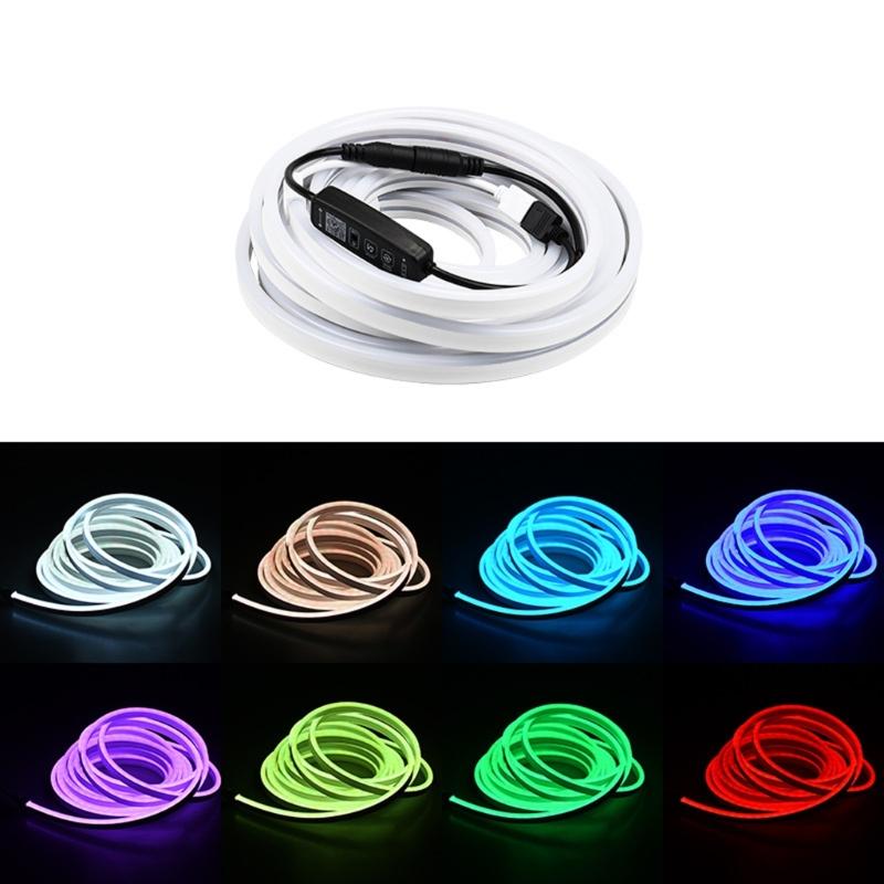 Multi Color Changing LED Atmosphere Light for Automotive Trunk with Auto Welcome Feature Waterproof Design Easy Install
