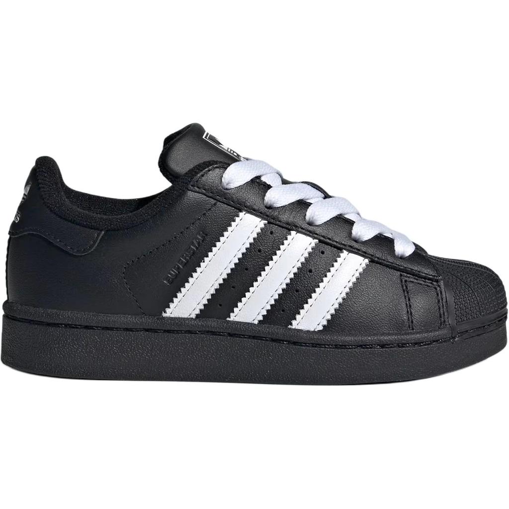 Adidas Originals Superstar 2 Abrasion Resistant Low top Kids' Skateboarding Shoes Black Kids' JI0214