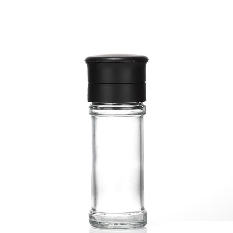

Скляні баночки для спецій з обертовими кришками з кількома отворами - Герметичні шейкери для перцю, порошку та кухонні млинки