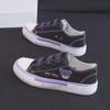 Elastic band bear canvas shoes women's versatile lazy one-pedal board shoes low-top casual shoes