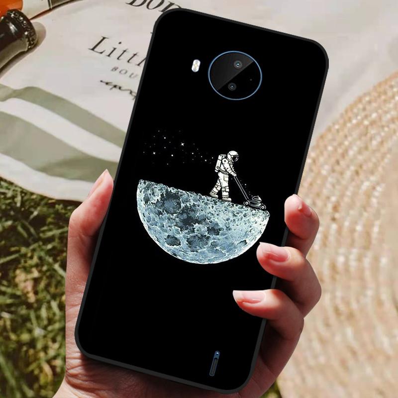 For Nokia C20 Case Soft TPU Silicone Cartoon Back Cover for Nokia C20 Plus Phone Cases TPU Black Bumper for NokiaC20 C 20 Plus