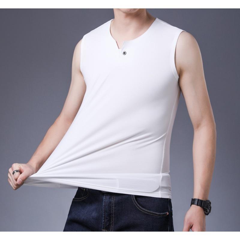 

Мужской жилет спортивный фитнес летний прилив хлопок досуг молодежный дышащий основа широкие плечи без рукавов футболка тонкая майка 2XL/180/120