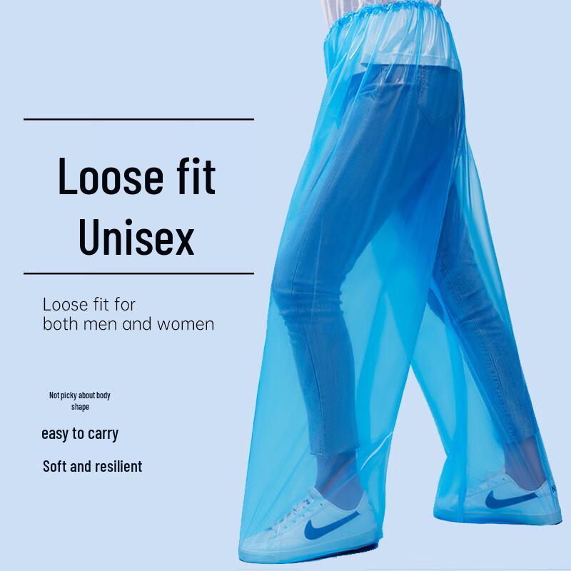 Thickened Disposable Foot-Covering Rain Pants