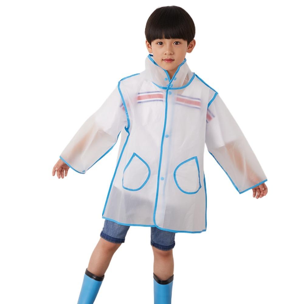 

Детский дождевик EVA с окантовкой, прозрачный, остроконечный, аварийный дождевик для улицы