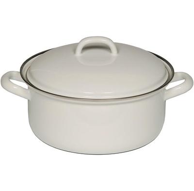 Soteza Classic z pokrywką 22 cm biała 3 l (0131-033)