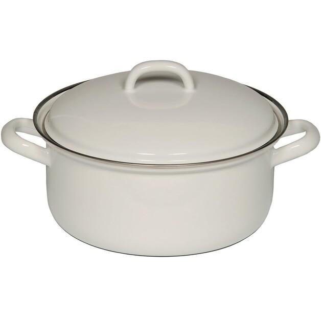 

Сотейник Riess Classic с крышкой 22 см белый 3 л (0131-033)