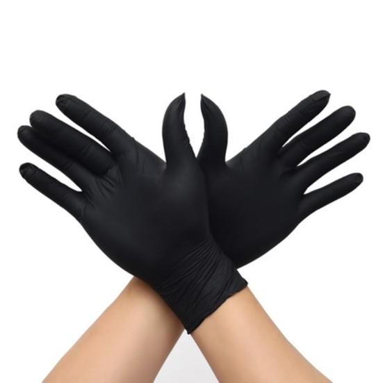 100Pcs Universal Nitrile Latex Mechanic Working Protective Disposable Gloves