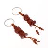 Ethnic Style Buddhism Carving Pendant Key Holder Wooden Keychain Bag Hanging Jewelry Gift Praying For Peace And Good Fortune