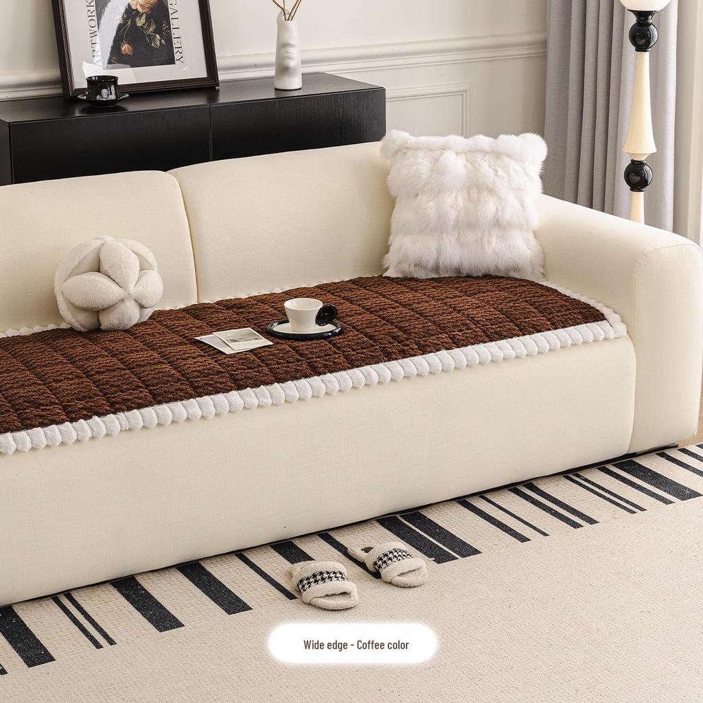 2026 Plush Anti-Slip Sofa Seat Cushion for Autumn/Winter Comfort
