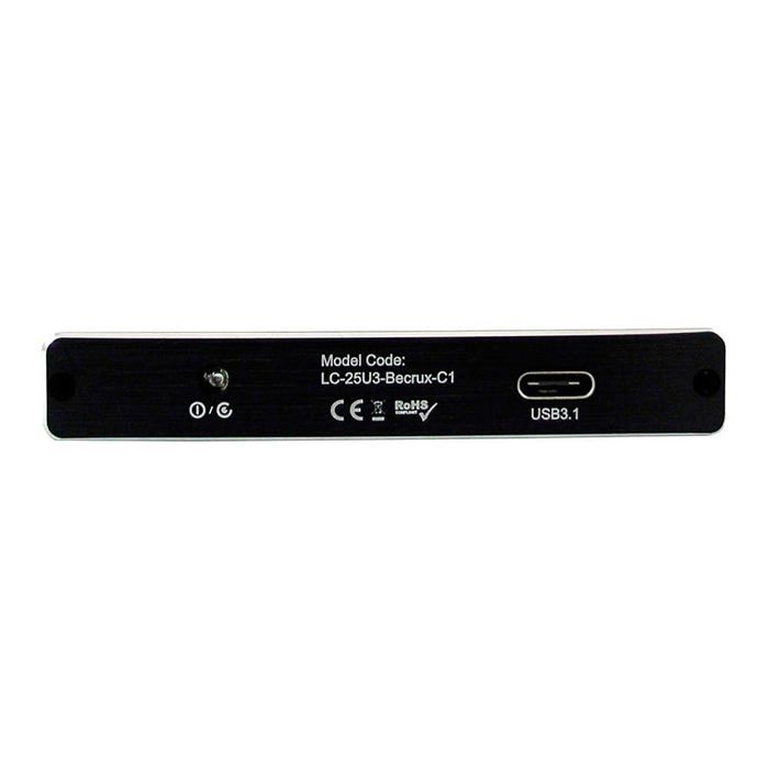 Boitier Externe 2.5" SATA 6Gb/s 600 Mo/s USB 3.1 (Gen 2) Noir - LC POWER - LC-25U3-Becrux-C1