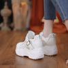 Fashion Platform Sandals Womens 2025 Summer New Hollow Breathable Casual Shoes Retro Trend Platform Sports Shoes Women Sneakers