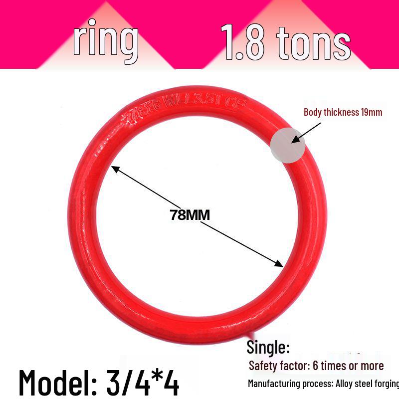 

Durable Circular Lifting Sling Eyebolt with Snap Hook for Fitness.