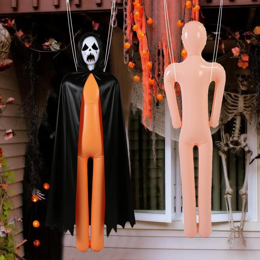 PVC aufblasbare Schaufensterpuppe Cosplay Körper Halloween Dekoration Realistisches Modell Foto Requisite Weg Hinterhof Zaun Escape Room Dekor