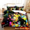 Personality Music DJ Rock Bedding Set Printed Bed Set With Pillowcase Bed Duvet Cover Single Double Queen Super King Size