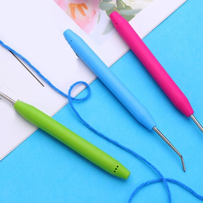 5 Pcs/Set Knitting Loomed Hooks Loomed Knitting Ergonomic Hook Crochet Hooks Knitting Supplies for Knitting Crocheting