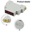 BV3R Three Phase Digital Voltmeter AC 50 500V with DIN Rail Mount for Long Term Voltage Monitoring In Electrical Panels