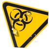 HONMEET 1 Piece Biohazard De Sticker Decorative Sticker Danger Design
