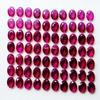 Natural Pink Ruby Loose Gemstone 24 pcs Oval Cut Lot for Jewelry Making and Gem Collections