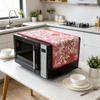 30x90cm Multi Purpose Cotton Linen Microwave Dust Cover Kitchen Organizer Cover