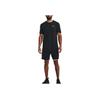 Under Armour Solid Color Lace-Up Shorts Men Shorts Black 1373764-001