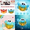 Adorable Red Plastic Cartoon Crab Baby Bath Toy With Music And Bubble Fun Machine
