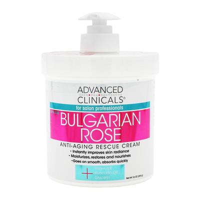 Bulgarian Rose Anti-Aging Rescue Cream, 16 Oz