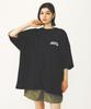 Milkfed Casual College Logo Super Big Black Women's S/S Top,