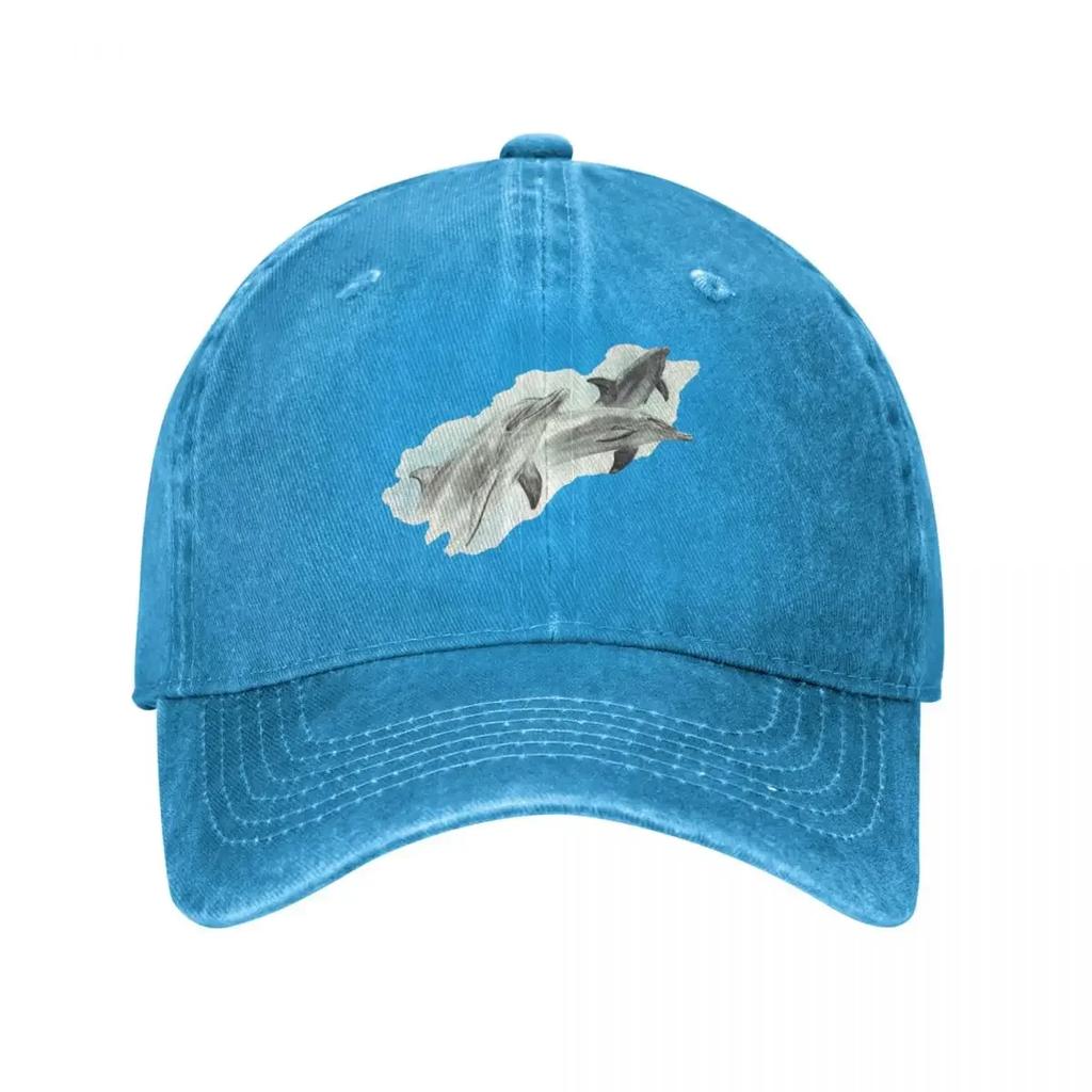 Bottlenose Dolphin Group Baseball Cap Streetwear Caps Cap MenS WomenS