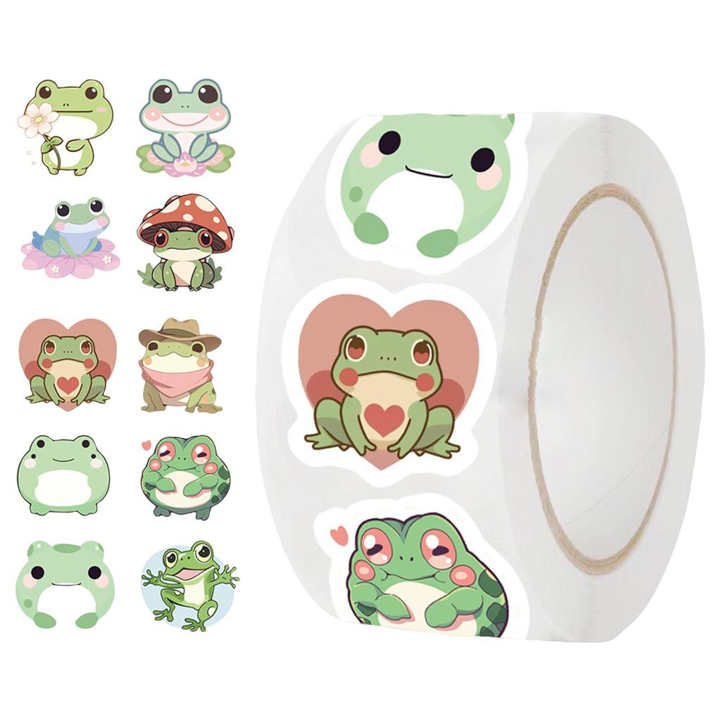 500pcs Cartoon Animal Sticker Roll Cute Animal Decoration Stickers For Water Bottles, Luggage, Scrapbooking, Gift Wrapping Decoration