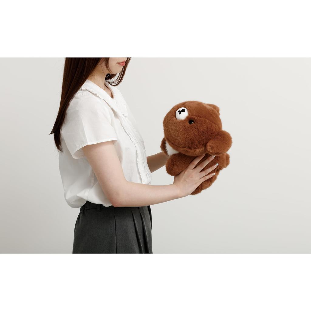 MV64401 Rilakkuma "Chairoikoguma's Kumakyun Days" Plush Toy (M) Chairoikoguma