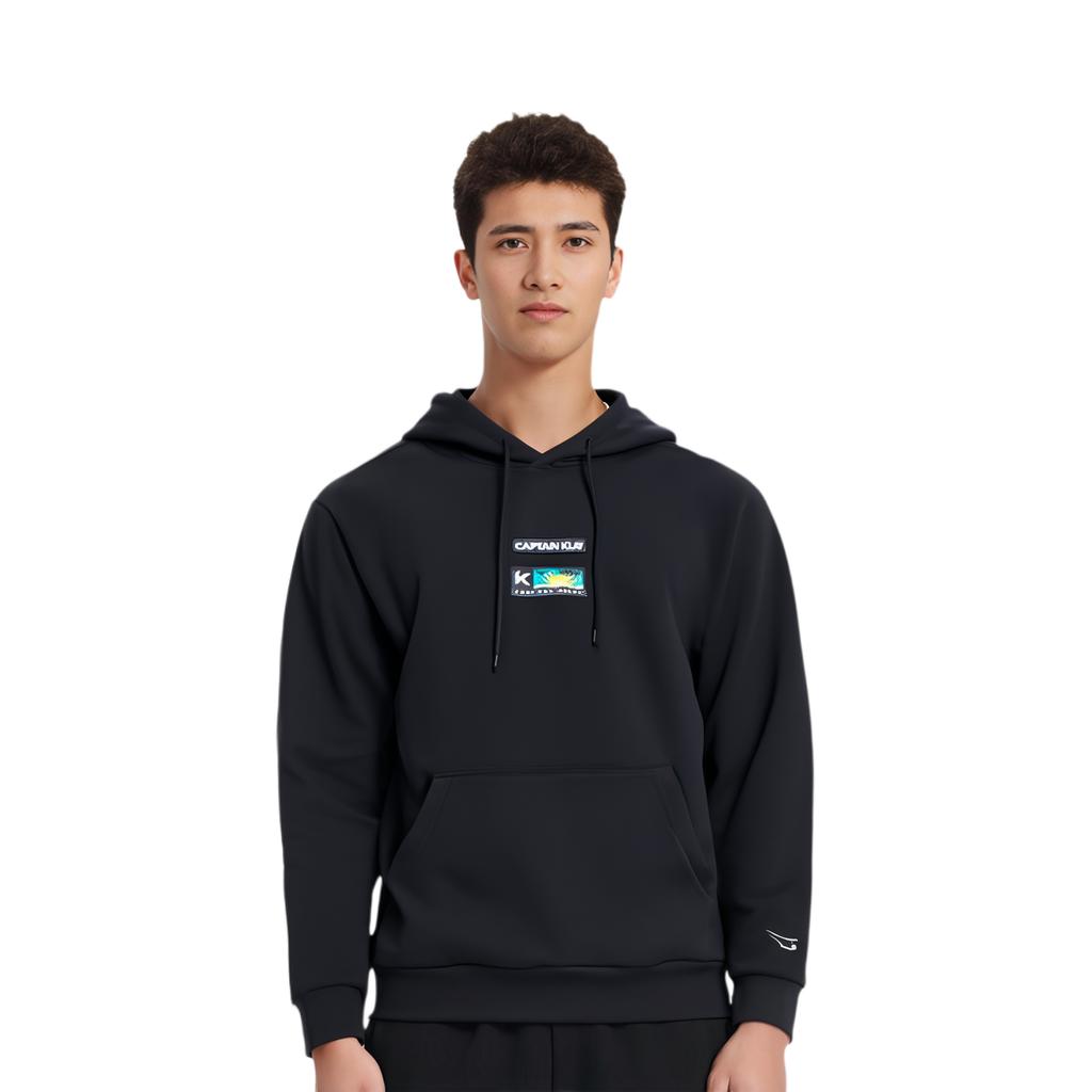 Anta Basketball Series Casual Sports Breathable Hoodie Men Hoodies Black 152431711-4