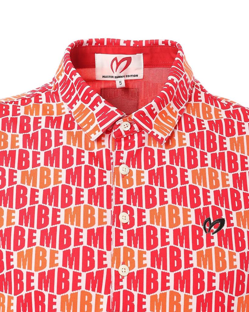 Master Bunny Short Sleeve Polo Shirt Revival Golf X Off White 6 Men's (MBE Pattern) / / 758-5160307 100_Red [LL]