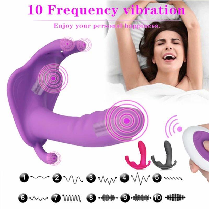 Wear Dildo Vibrator Sex Toy for Women Orgasm Masturbator G Spot Clit Stimulate Remote Control Panties Vibrators Adult Sex Toys