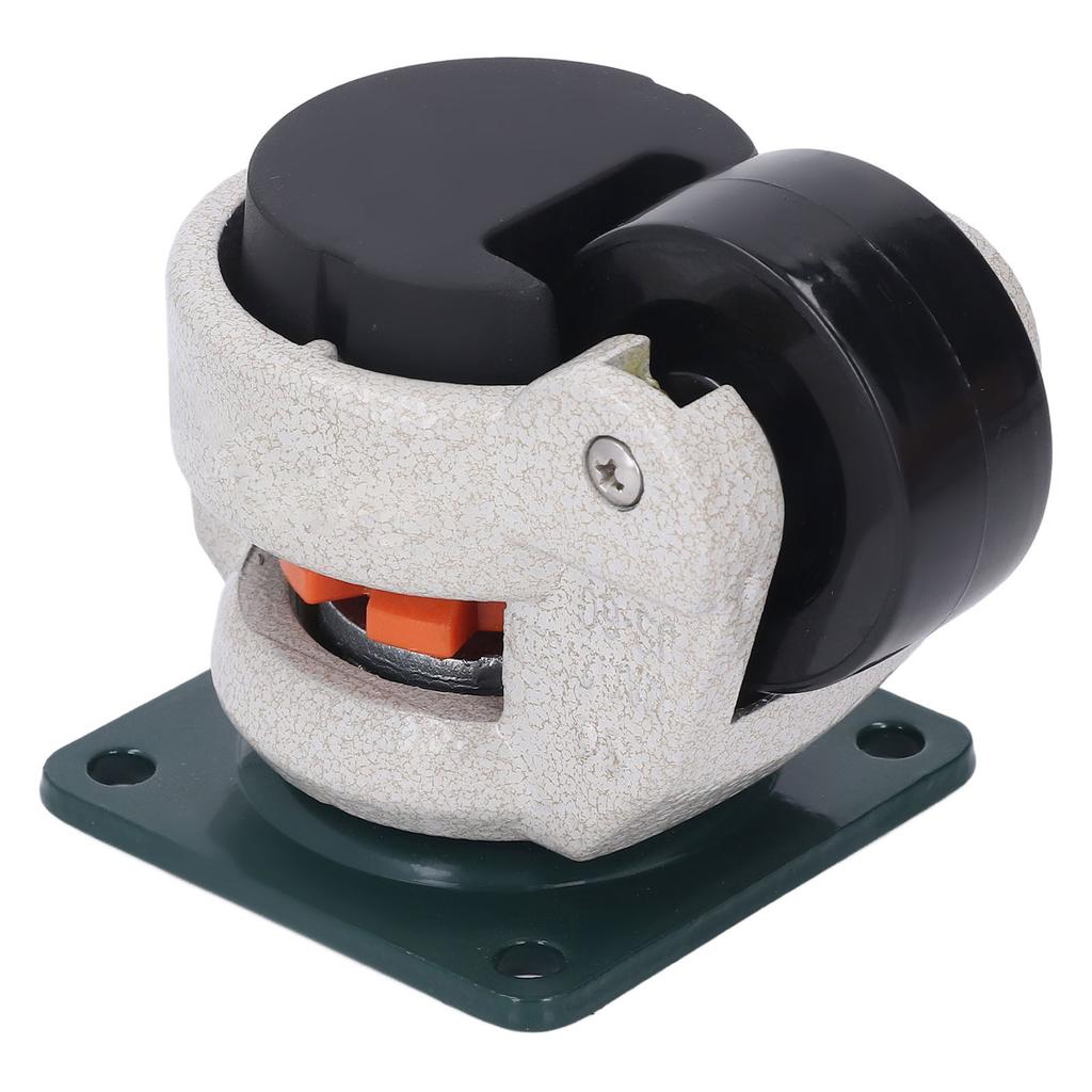 51mm Nivellierrollen mit Schaft Gummi-Basis Nylonrad Höhenverstellbare Nivellierrollen für Geräte