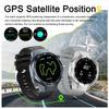 New GPS Position Smart Watch Men 1.53'' AMOLED HD Screen Compass Heart Rate 3ATM Waterproof Call Sports Business Smart Watch