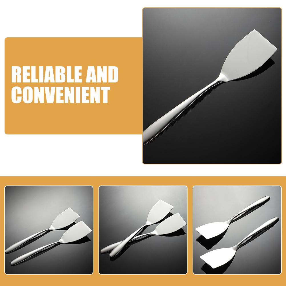 Stainless Steel Cooking Spatula for Steak Frying Convenient Multipurpose Kitchen Tool Restaurant Fried Pizza